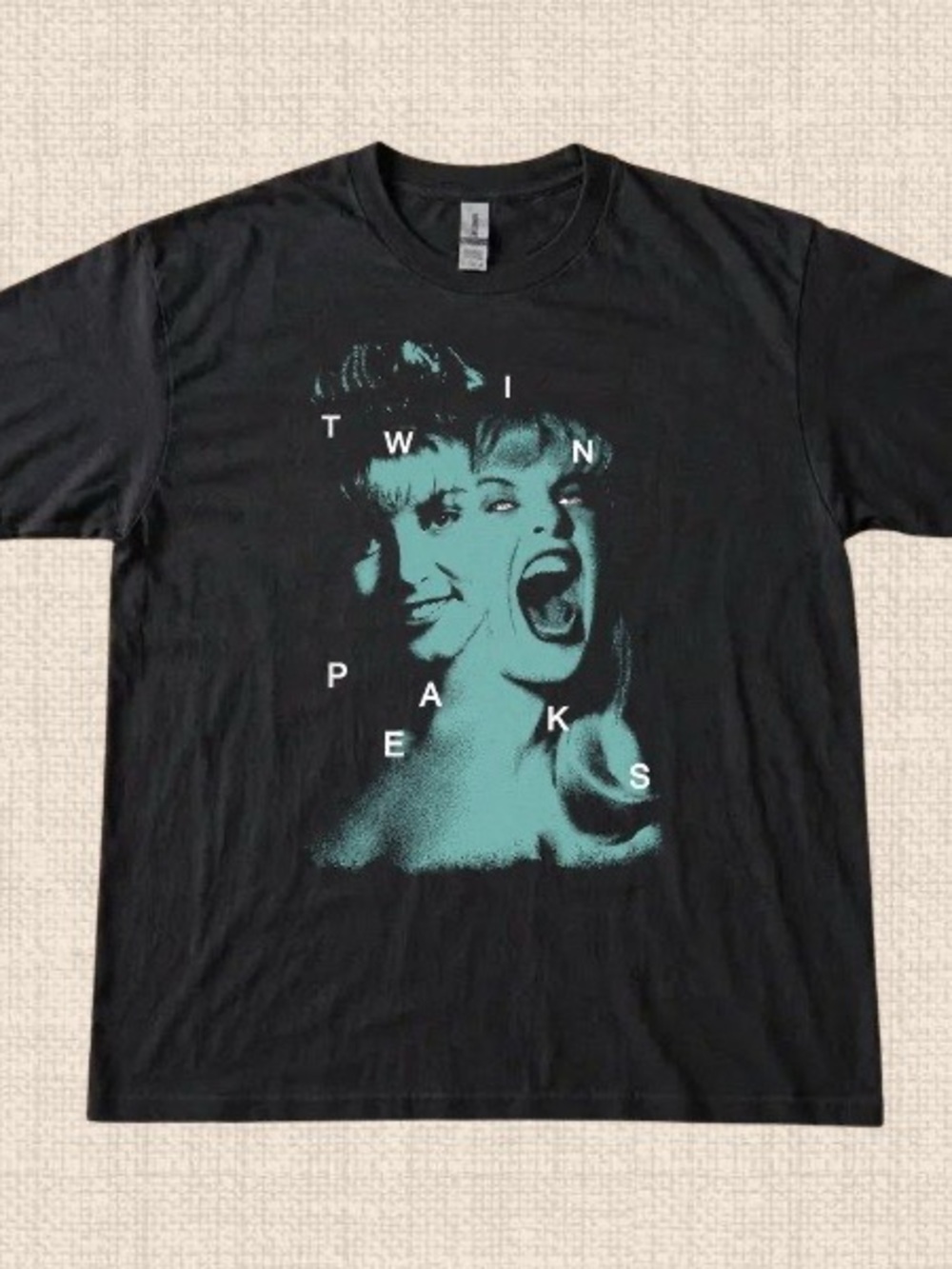 Gildan Black Twin Peaks T-Shirt